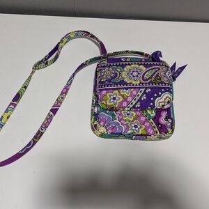 Floral Purple Crossbody Bag